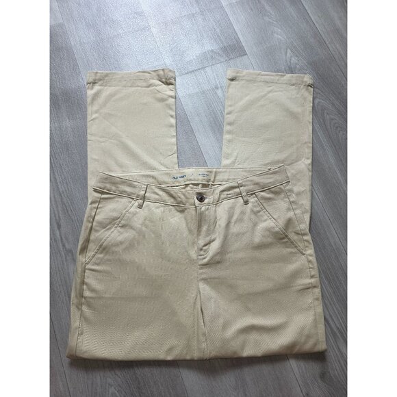 Old Navy Womens Boot-Cut Stretch Khaki Pants Size 8P - Picture 3 of 4